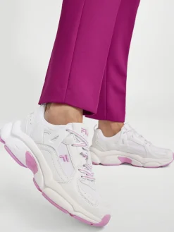 White/Pink Runner Trainers
