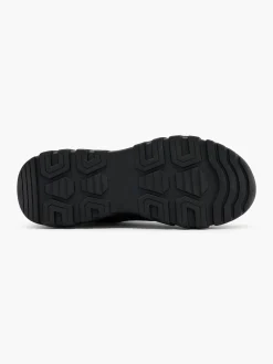 Women's Black Chunky Trainer