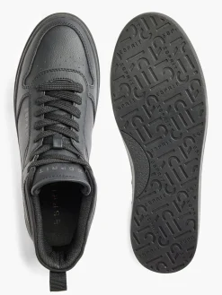 Women's Black Hi-Top Trainers