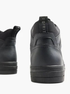 Women's Black Hi-Top Trainers