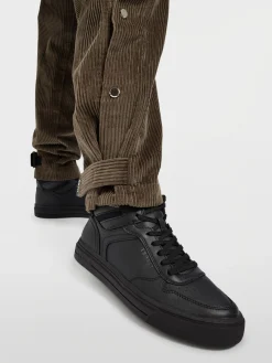 Women's Black Hi-Top Trainers