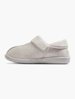 Women's Grey Fleece Slipper