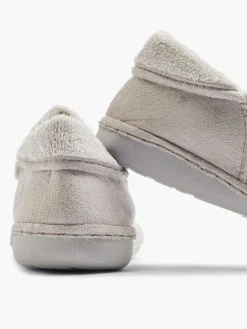 Women's Grey Fleece Slipper