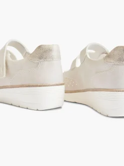 Womens Lightweight Wedge Casual Shoe with Touch Fastening