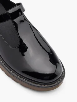 Women's Patent T-Bar Shoe