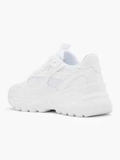 Women's White Chunky Trainer