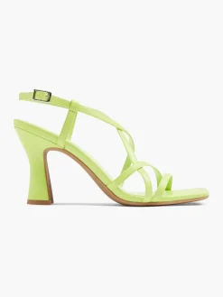 Yellow Heeled Sandal
