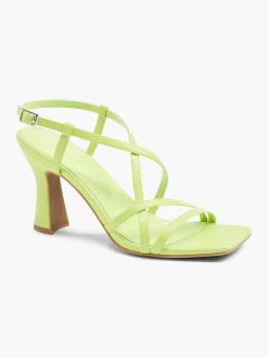 Yellow Heeled Sandal